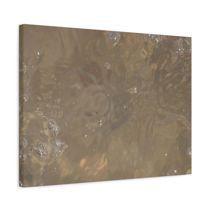 Echoes of Liquid Gold - Unique Frameless Canvas Wall Art - Art By Earth