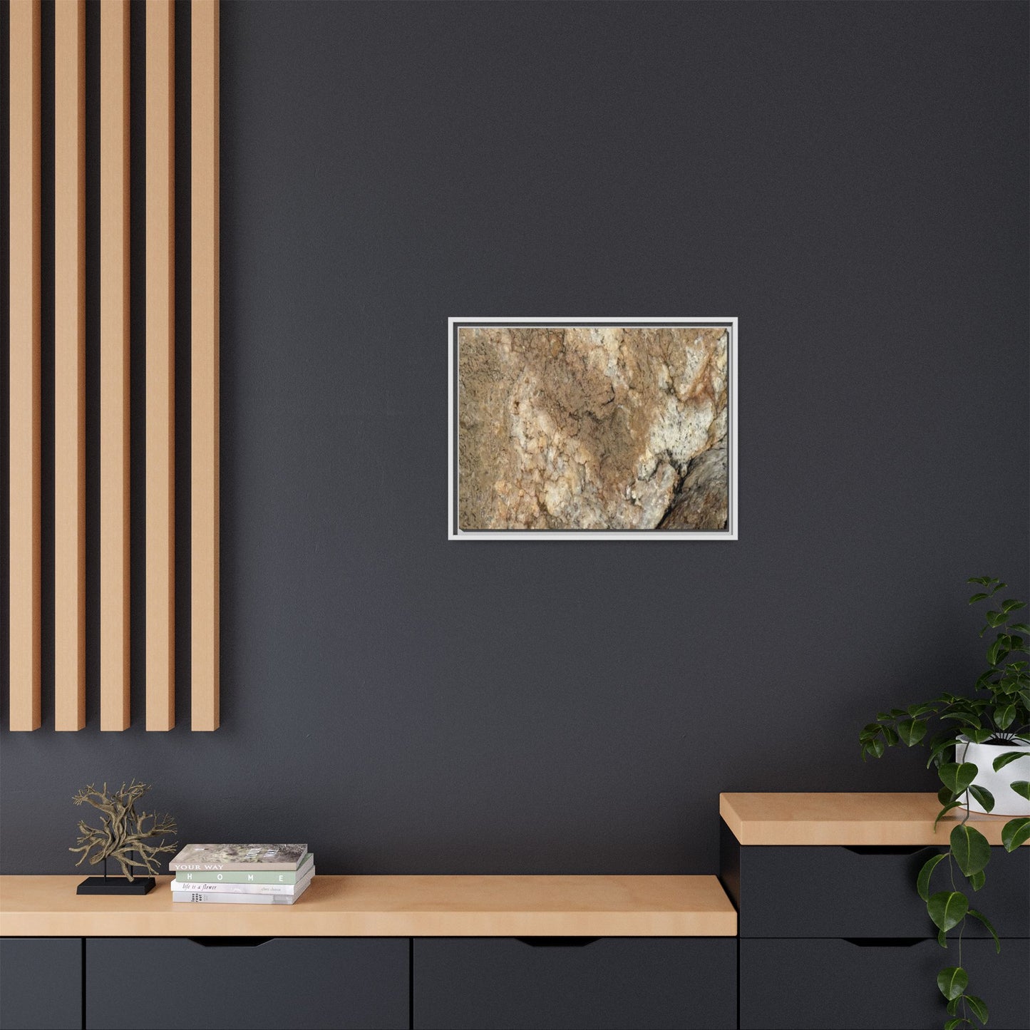Ancient Stone Wall - Unique Stretched Canvas Wall Art - Art By Earth