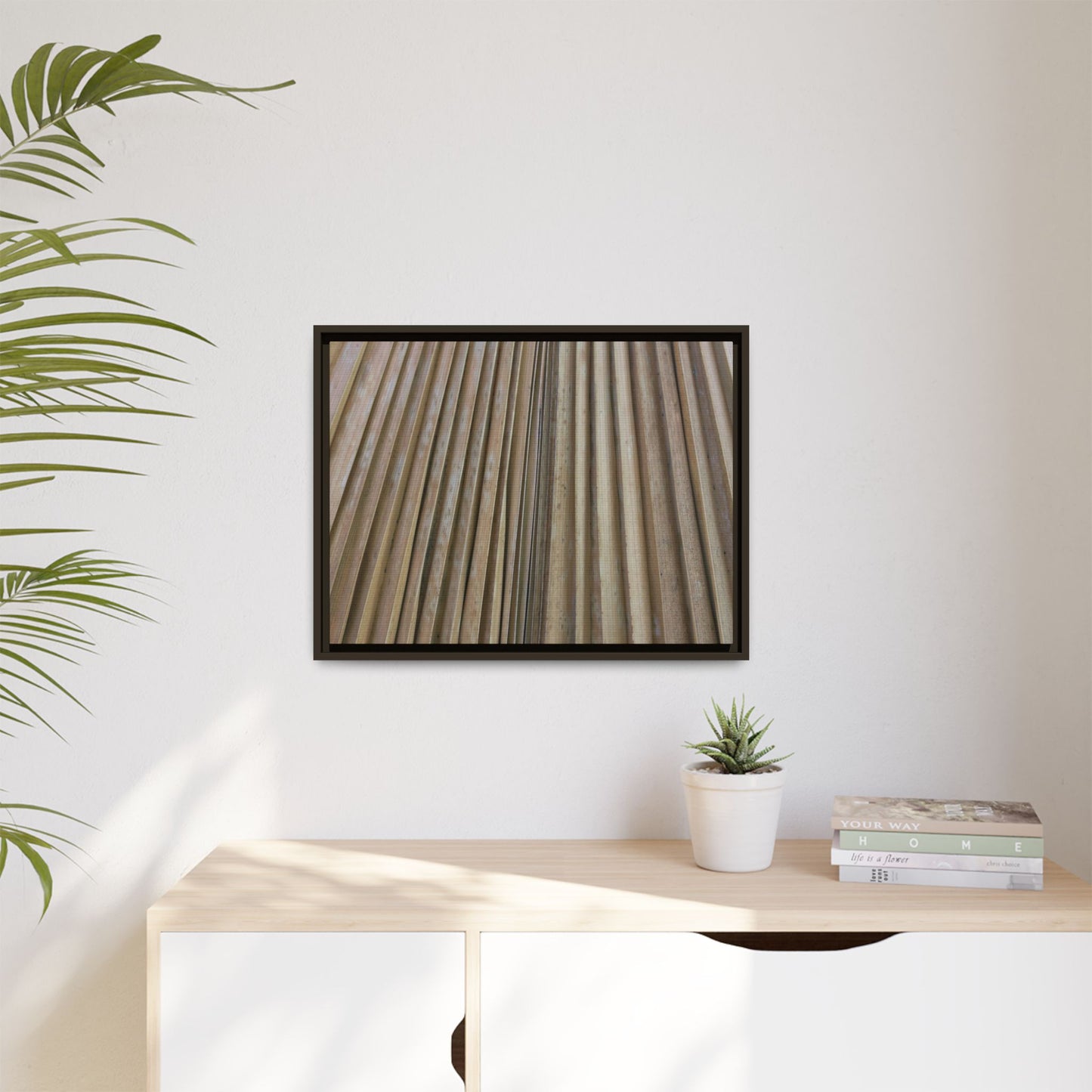 Wooden Whispers - Unique Stretched Canvas Wall Art - Art By Earth