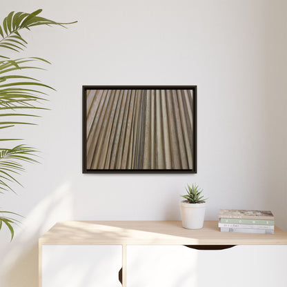 Wooden Whispers - Unique Stretched Canvas Wall Art - Art By Earth