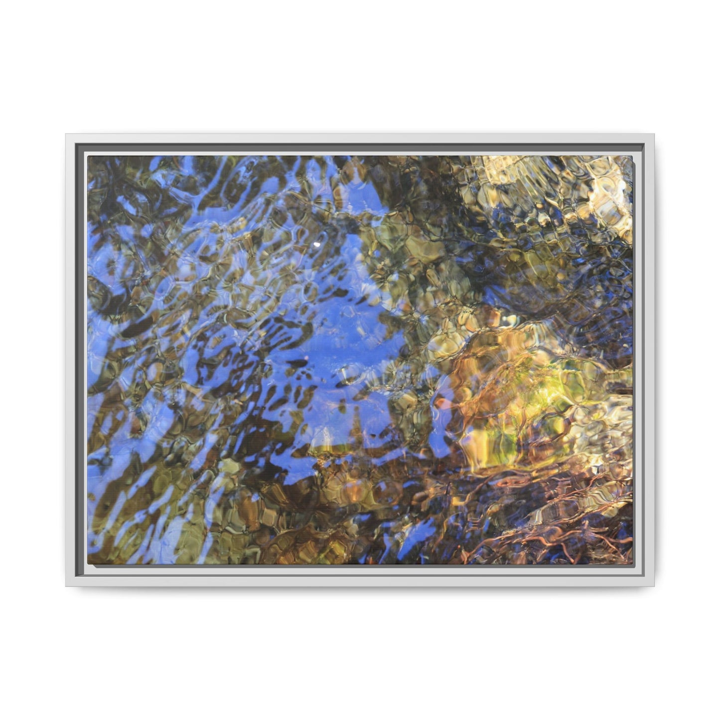 Watery Kaleidoscope - Unique Stretched Canvas Wall Art - Art By Earth