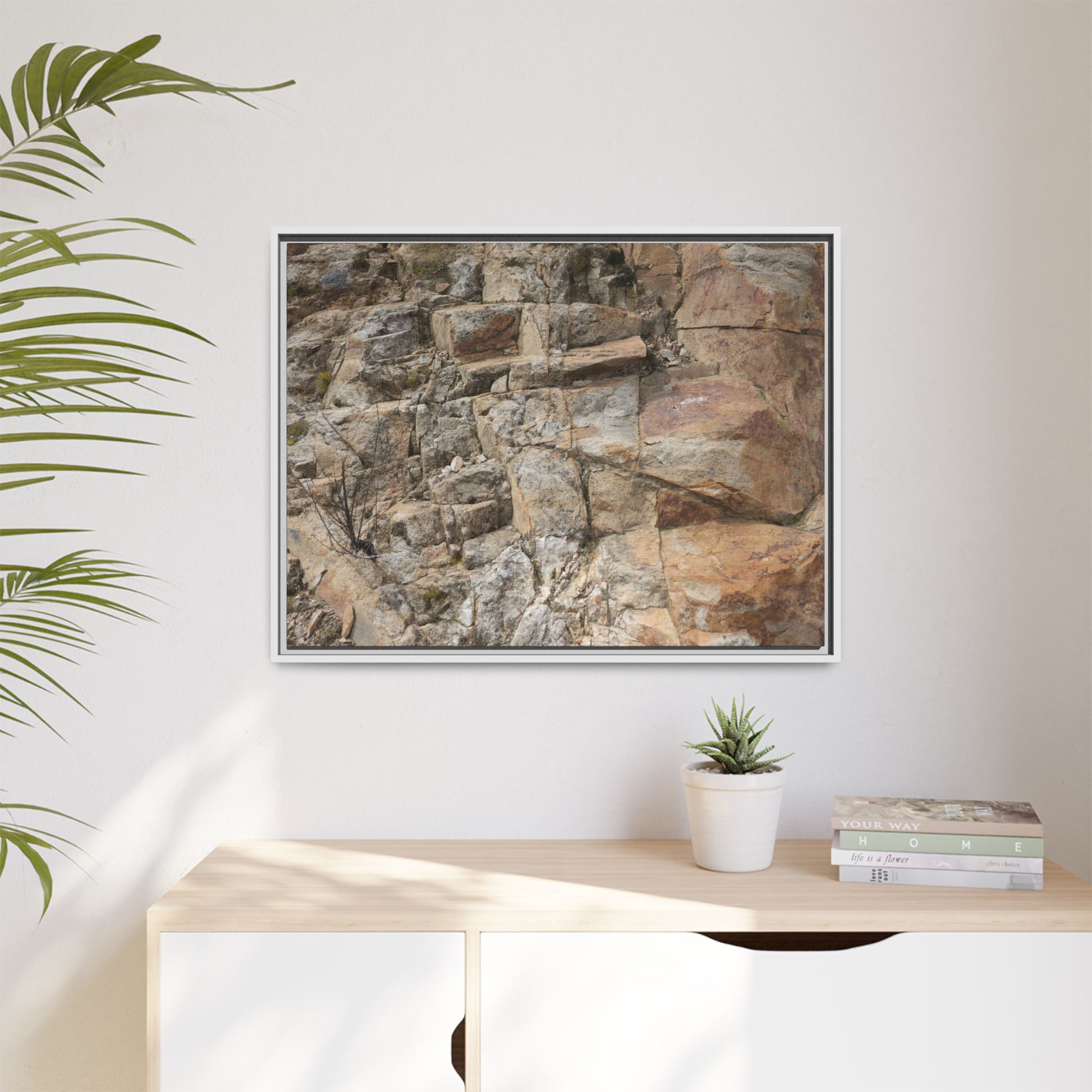 Sandstone Symphony - Unique Stretched Canvas Wall Art - Art By Earth