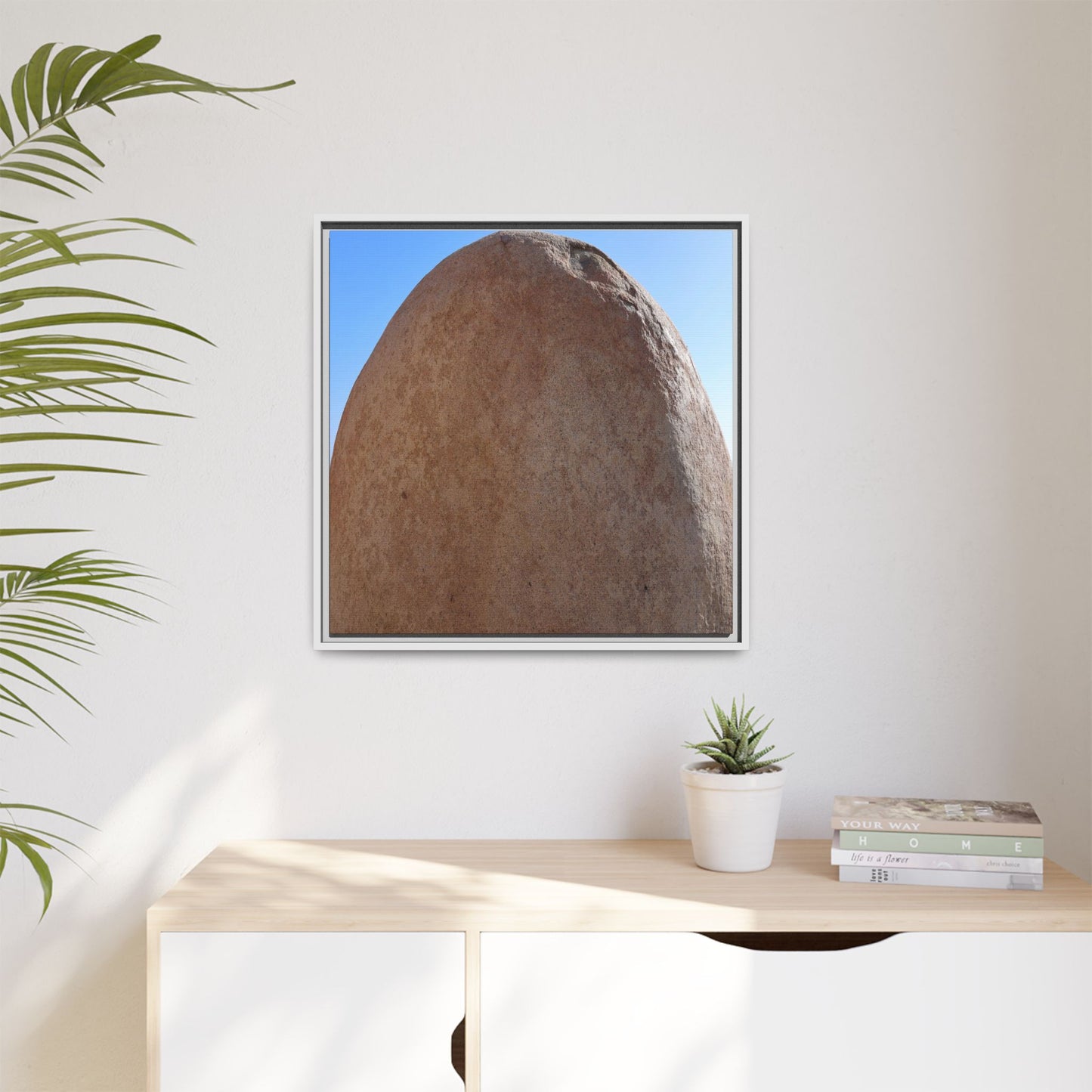 Stone Sphere - Unique Stretched Canvas Wall Art - Art By Earth