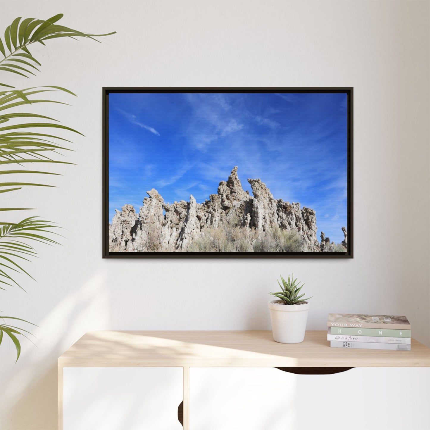 Frozen Sentinels - Unique Stretched Canvas Wall Art