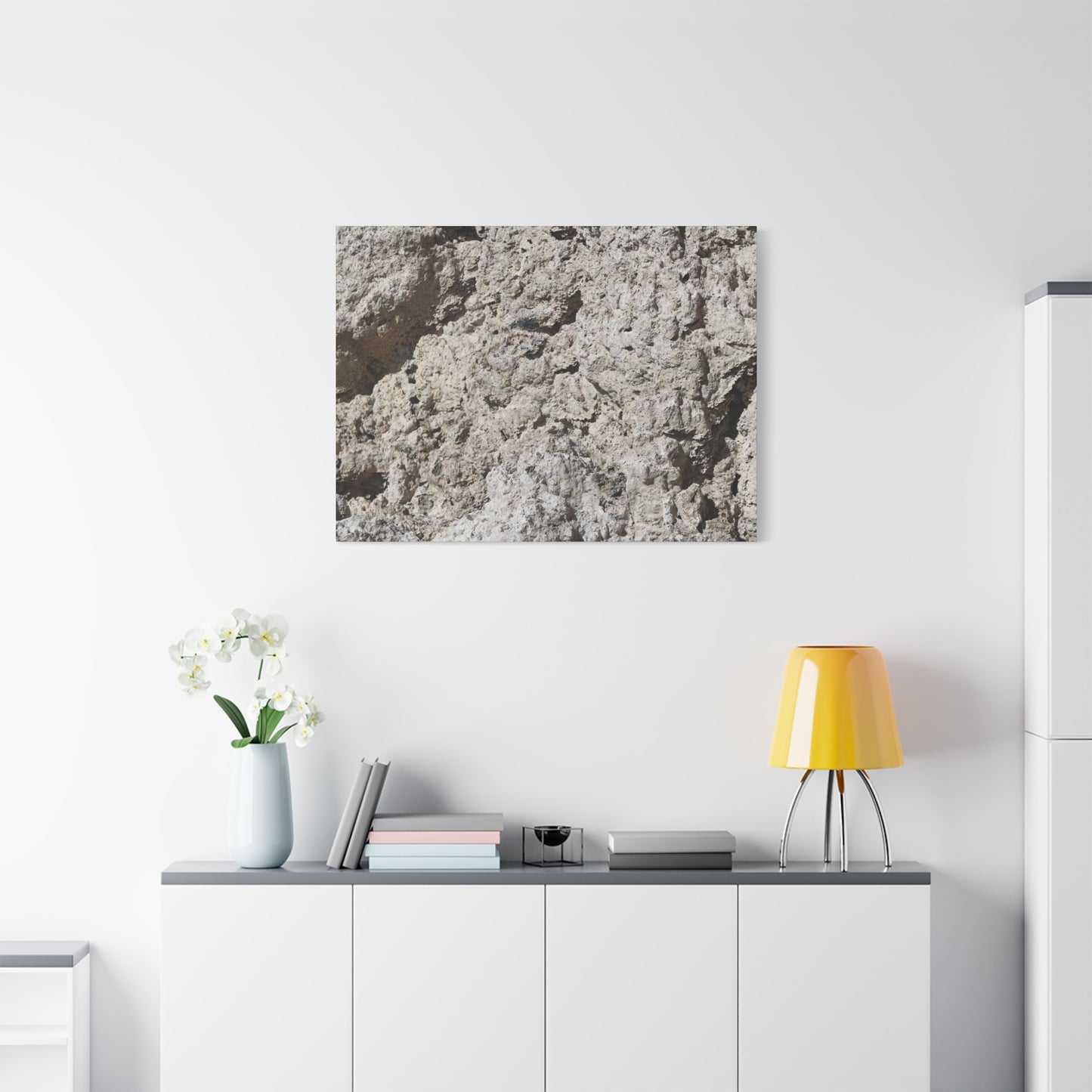 Limestone Symphony - Unique Frameless Canvas Wall Art