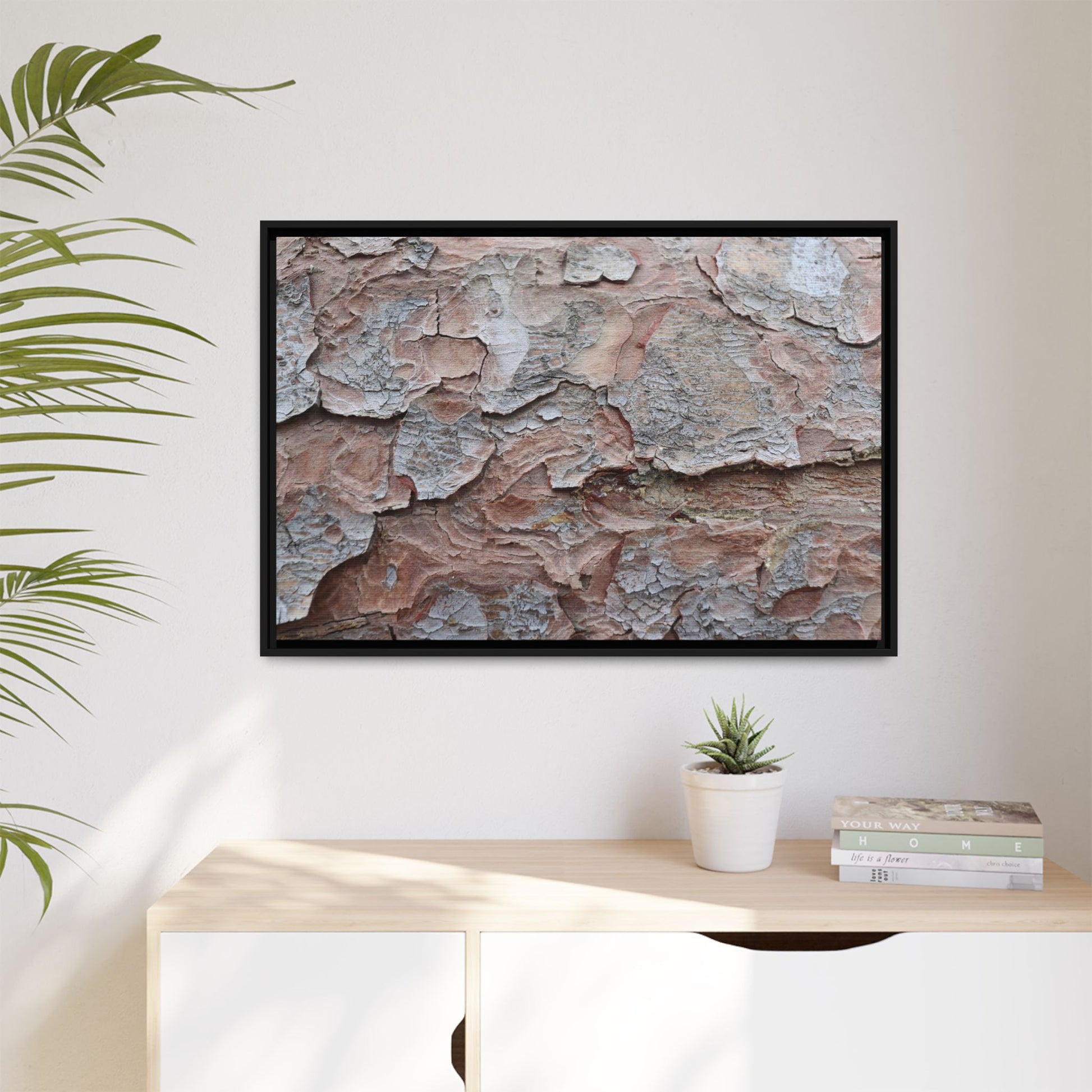 Flaking Serenity - Unique Stretched Canvas Wall Art - Art By Earth