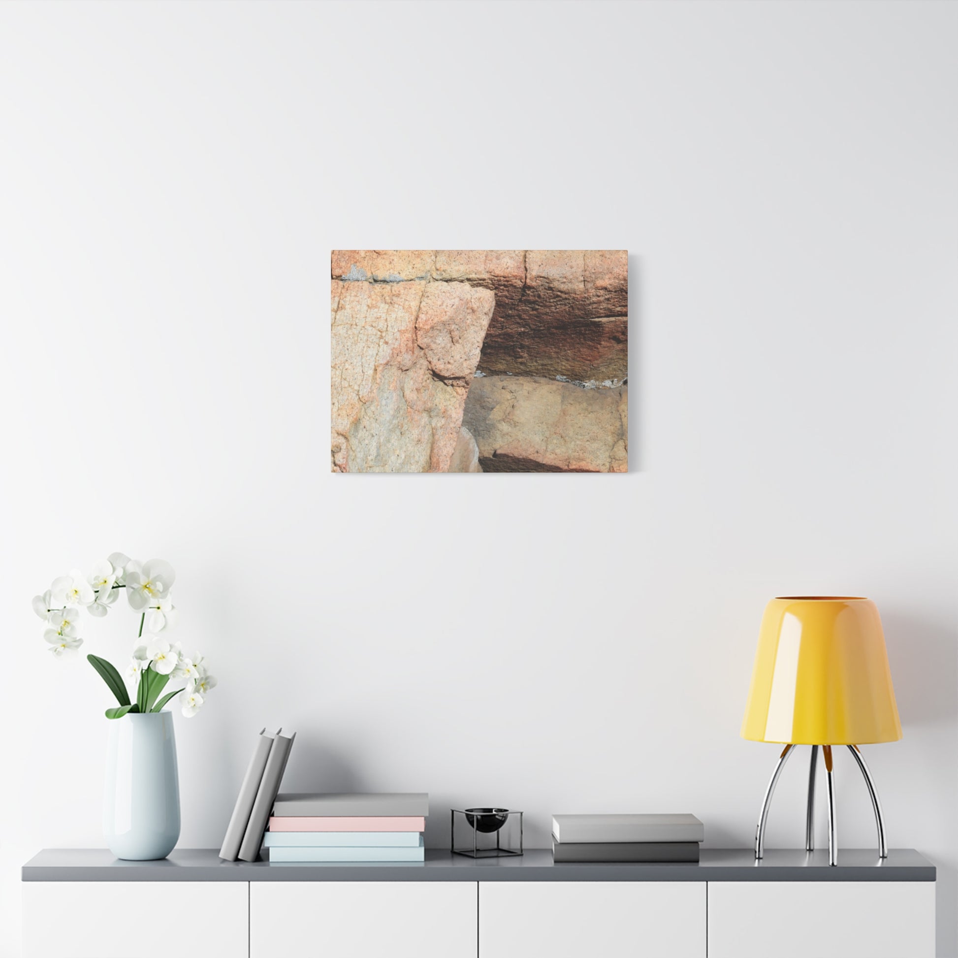 Layered Echoes - Unique Frameless Canvas Wall Art - Art By Earth