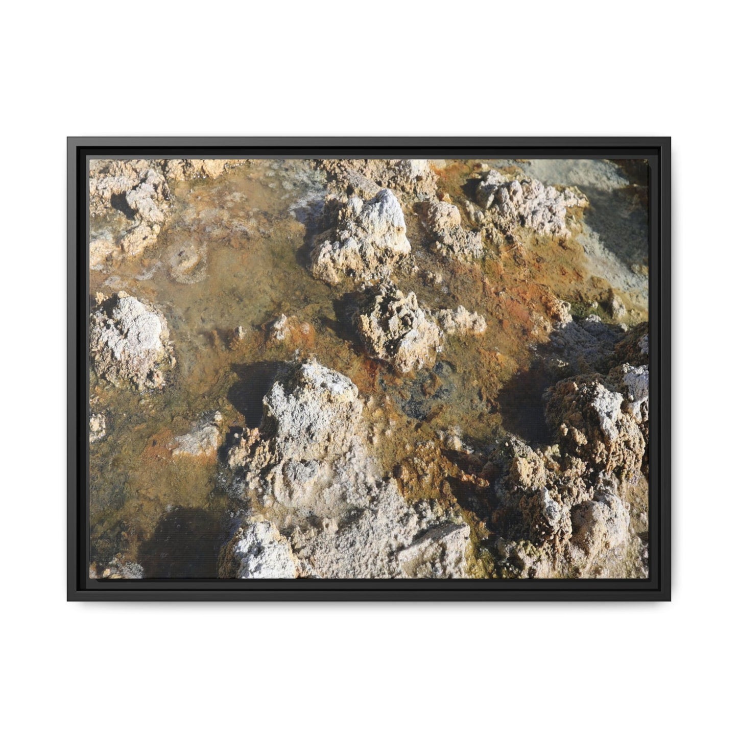 Stone Sea of Silence - Unique Stretched Canvas Wall Art