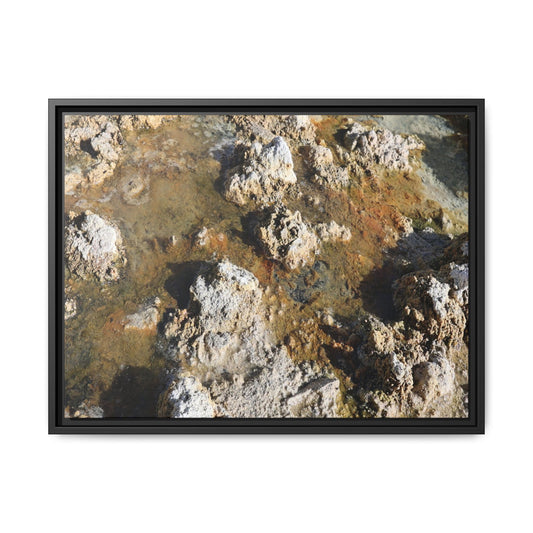 Stone Sea of Silence - Unique Stretched Canvas Wall Art