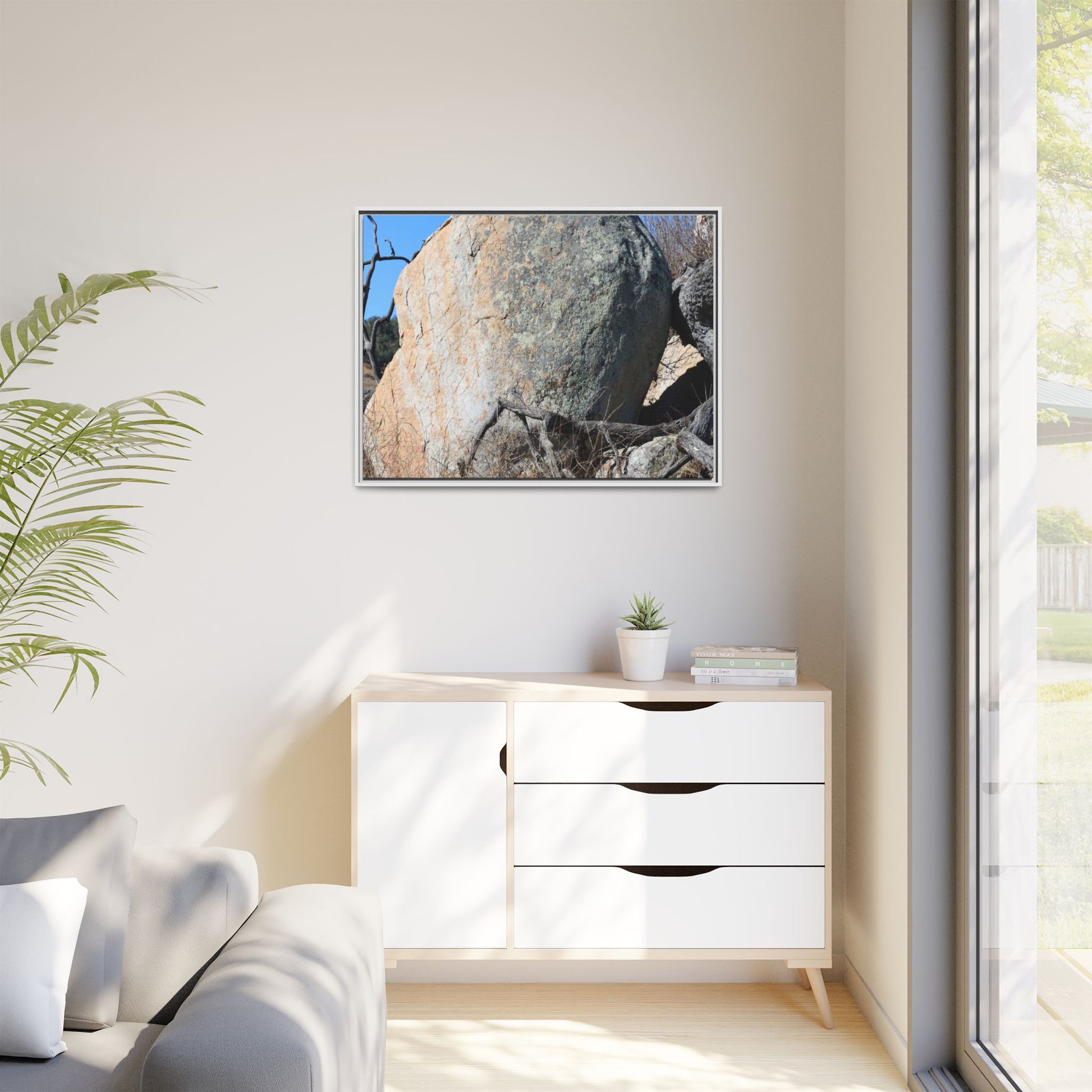Stony Sentinel - Unique Stretched Canvas Wall Art - Art By Earth