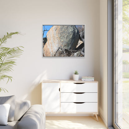 Stony Sentinel - Unique Stretched Canvas Wall Art - Art By Earth