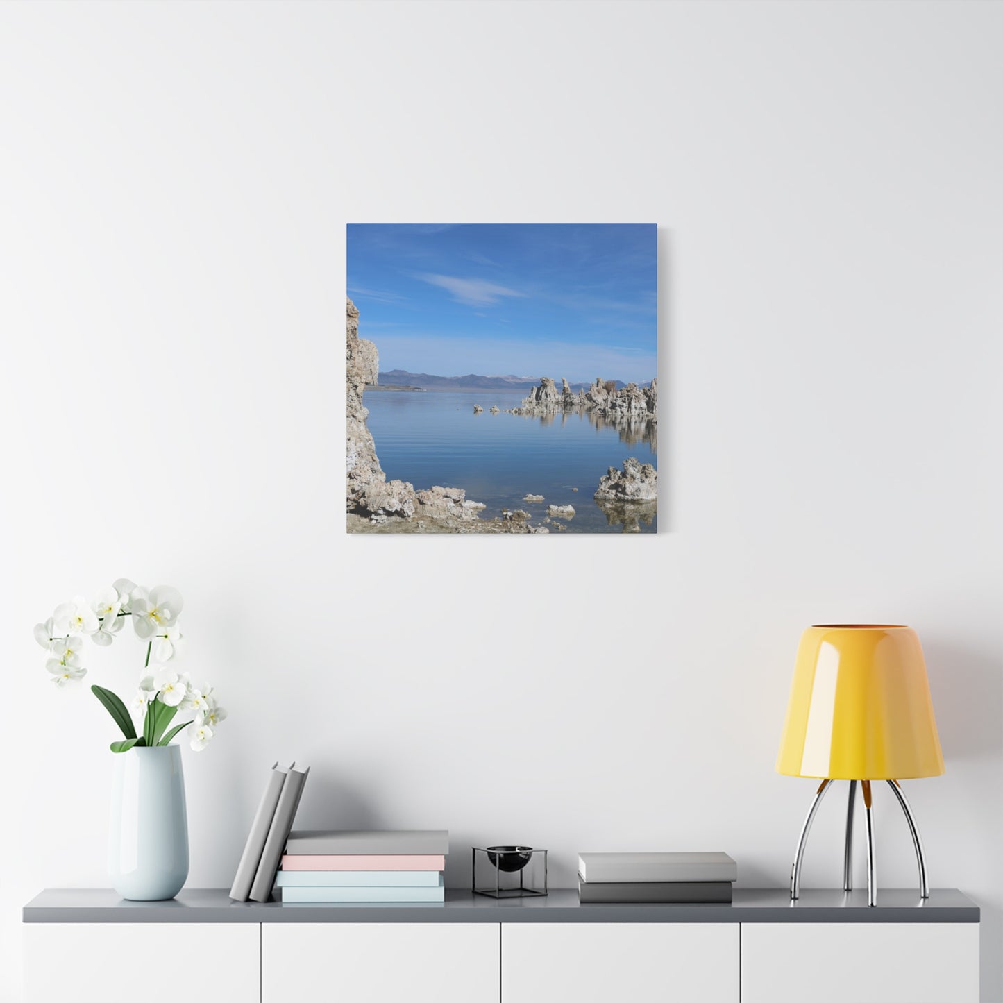 Echoes of Stone and Water - Unique Frameless Canvas Wall Art