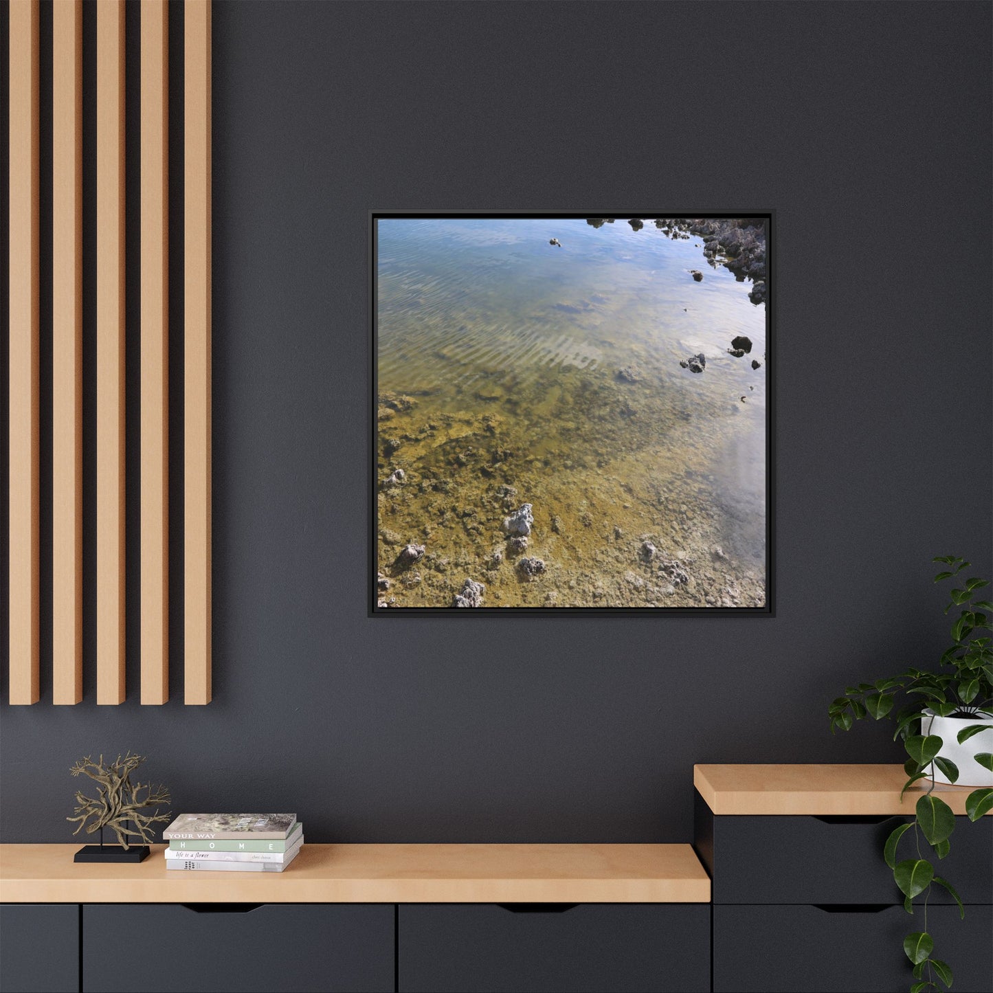 Ripples of Stone - Unique Stretched Canvas Wall Art