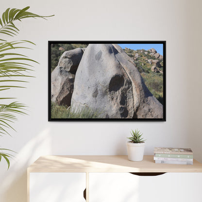 Skull Rock Desert - Unique Stretched Canvas Wall Art - Art By Earth