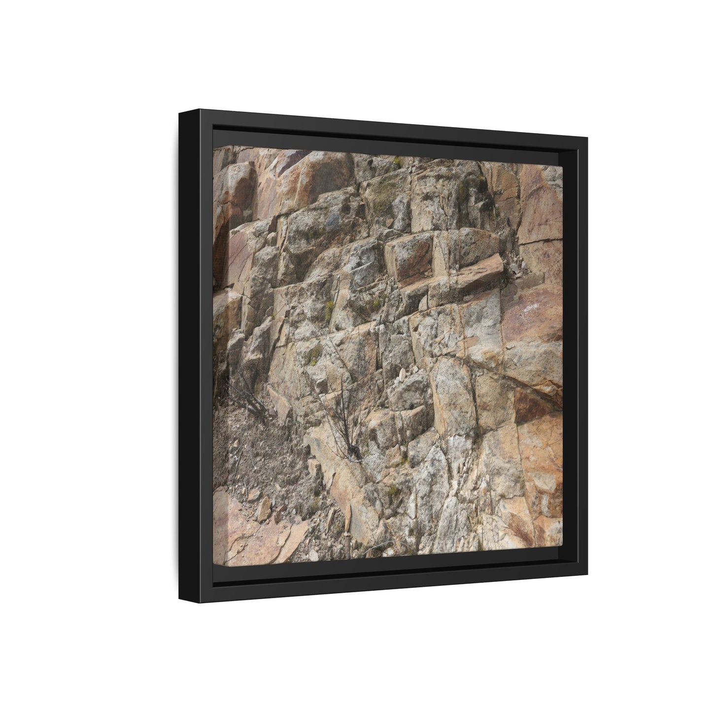 Stone's Silent Story - Unique Stretched Canvas Wall Art - Art By Earth