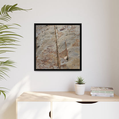 Sedimentary Symphony - Unique Stretched Canvas Wall Art - Art By Earth