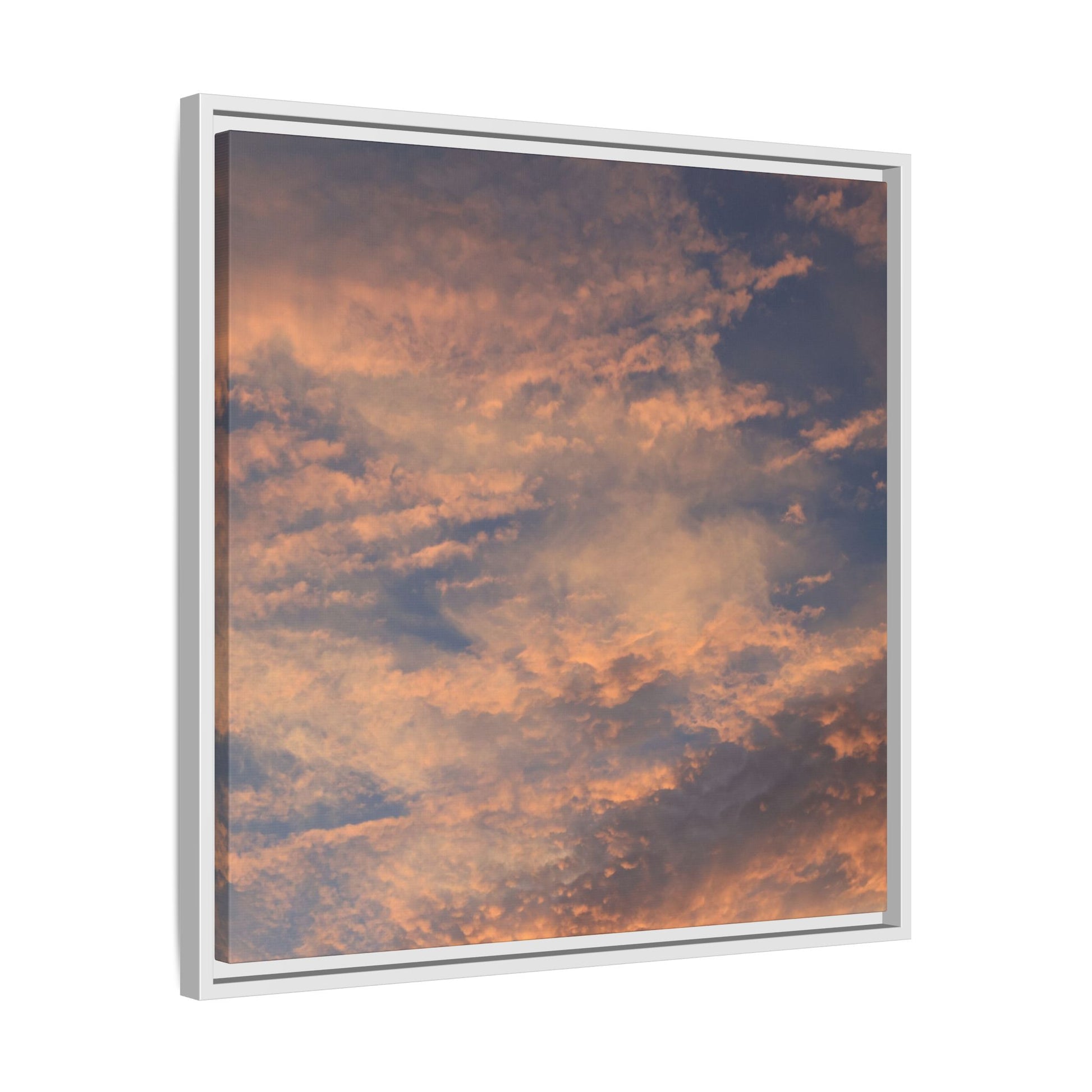 Sunset's Ethereal Canvas - Unique Stretched Canvas Wall Art - Art By Earth