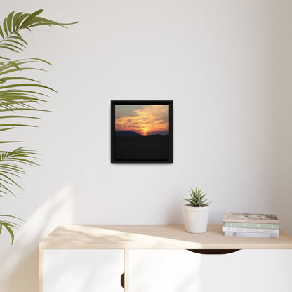 Gilded Horizon - Unique Stretched Canvas Wall Art - Art By Earth
