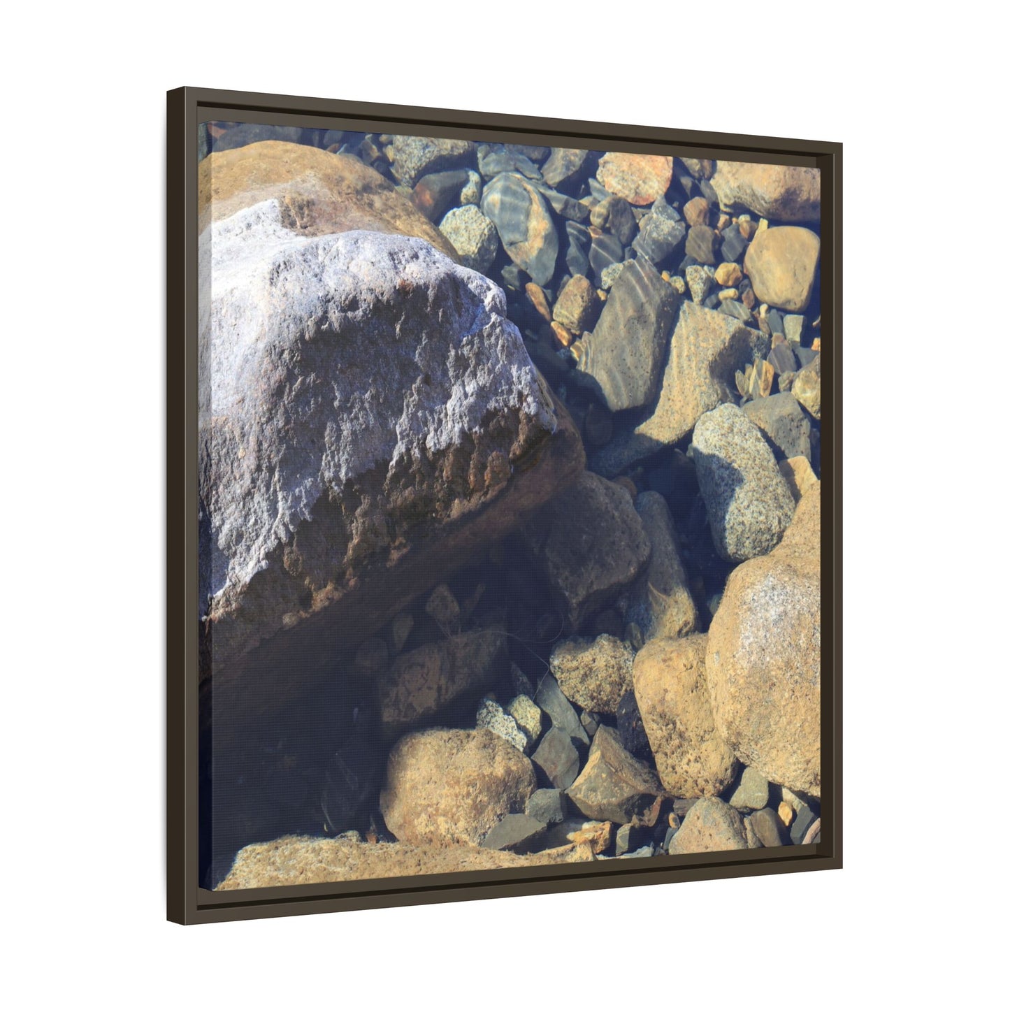 Stone Sanctuary - Unique Stretched Canvas Wall Art