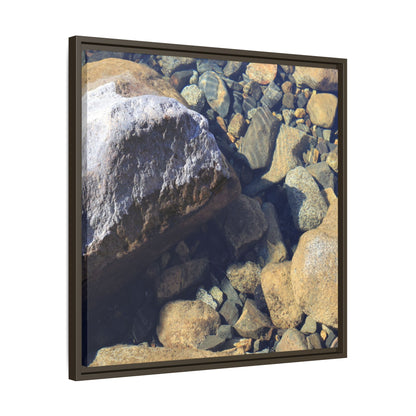 Stone Sanctuary - Unique Stretched Canvas Wall Art