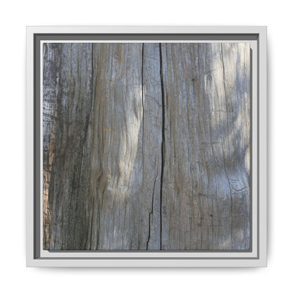 Weathered Wood Surface - Unique Stretched Canvas Wall Art