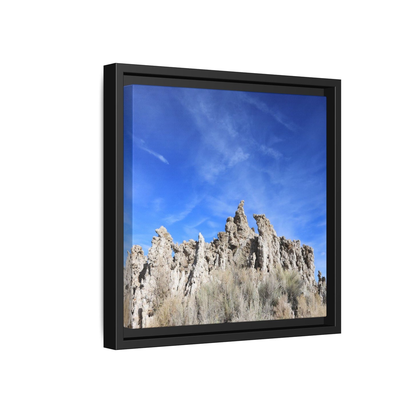 Frozen Sentinels - Unique Stretched Canvas Wall Art