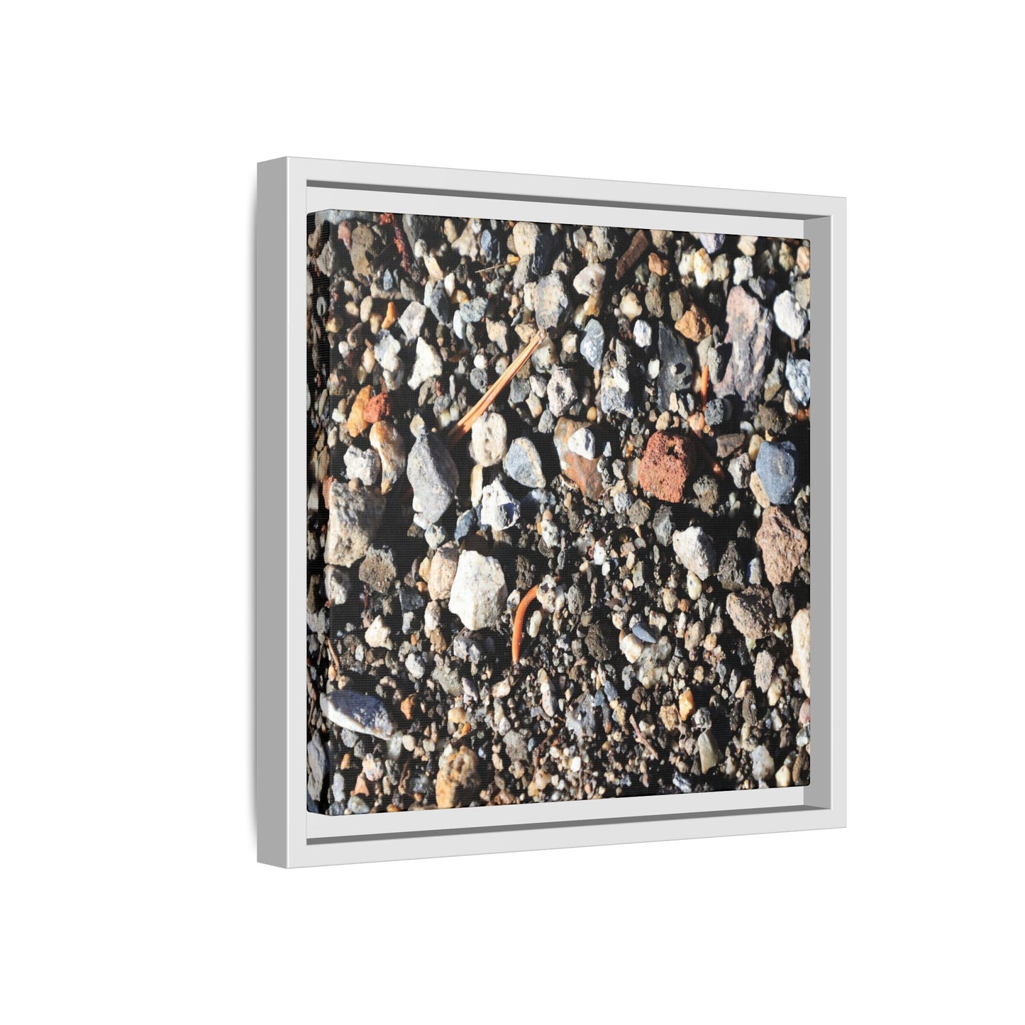 Stones and Soil - Unique Stretched Canvas Wall Art
