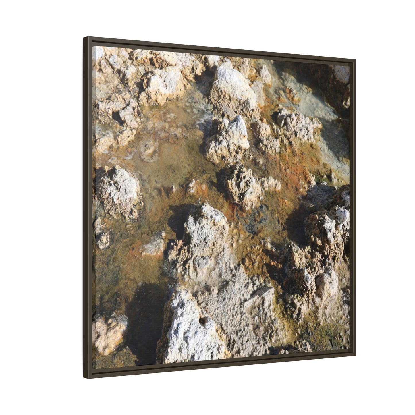 Stone Sea of Silence - Unique Stretched Canvas Wall Art