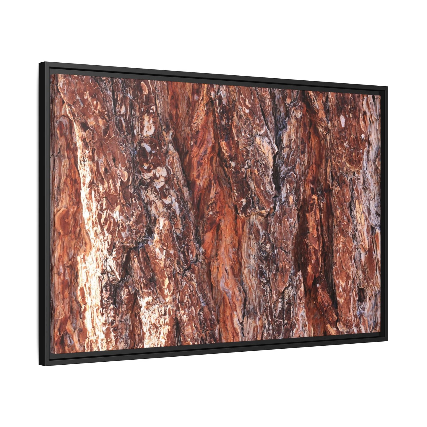 Wooden Mosaic - Unique Stretched Canvas Wall Art