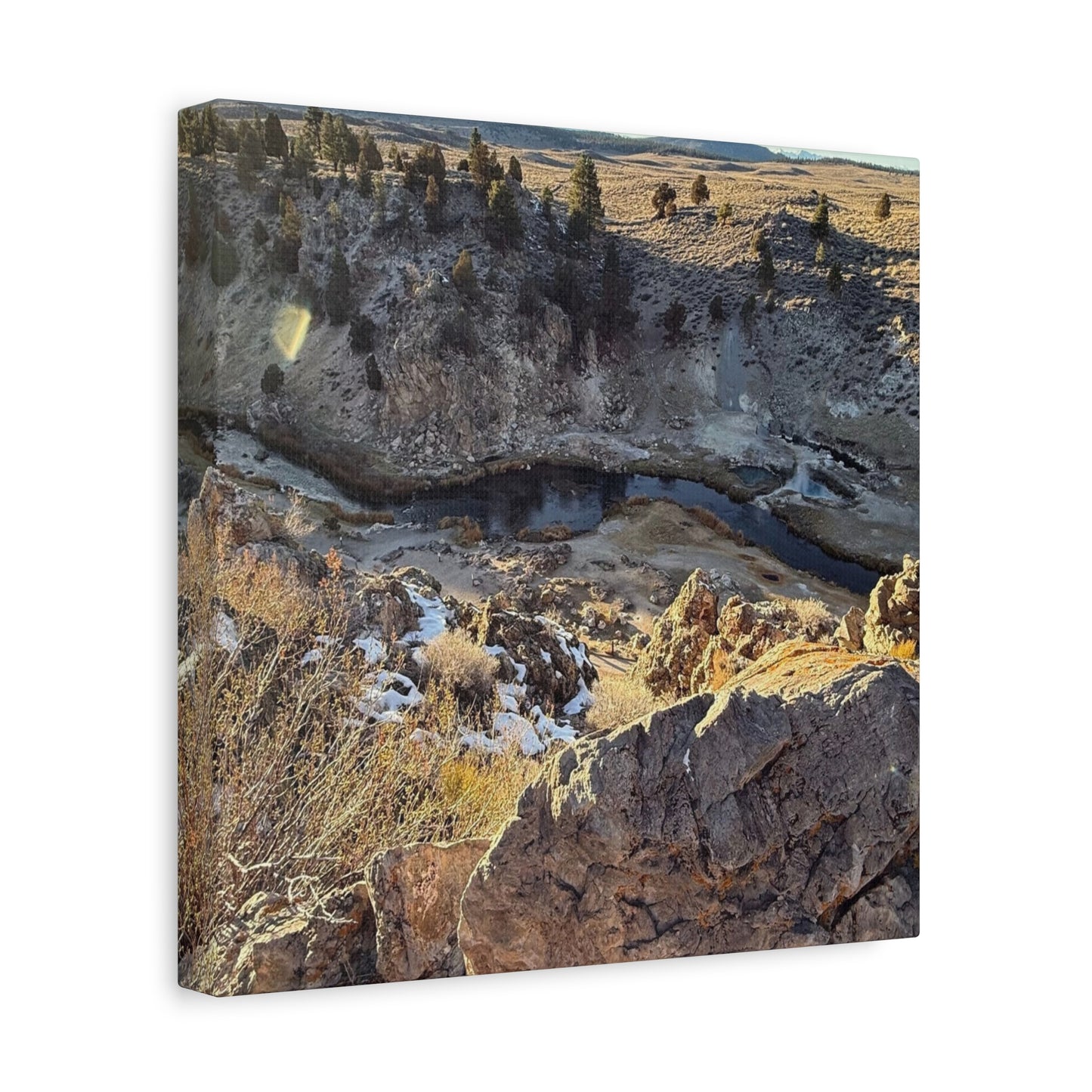 Canyon's Breath - Unique Frameless Canvas Wall Art