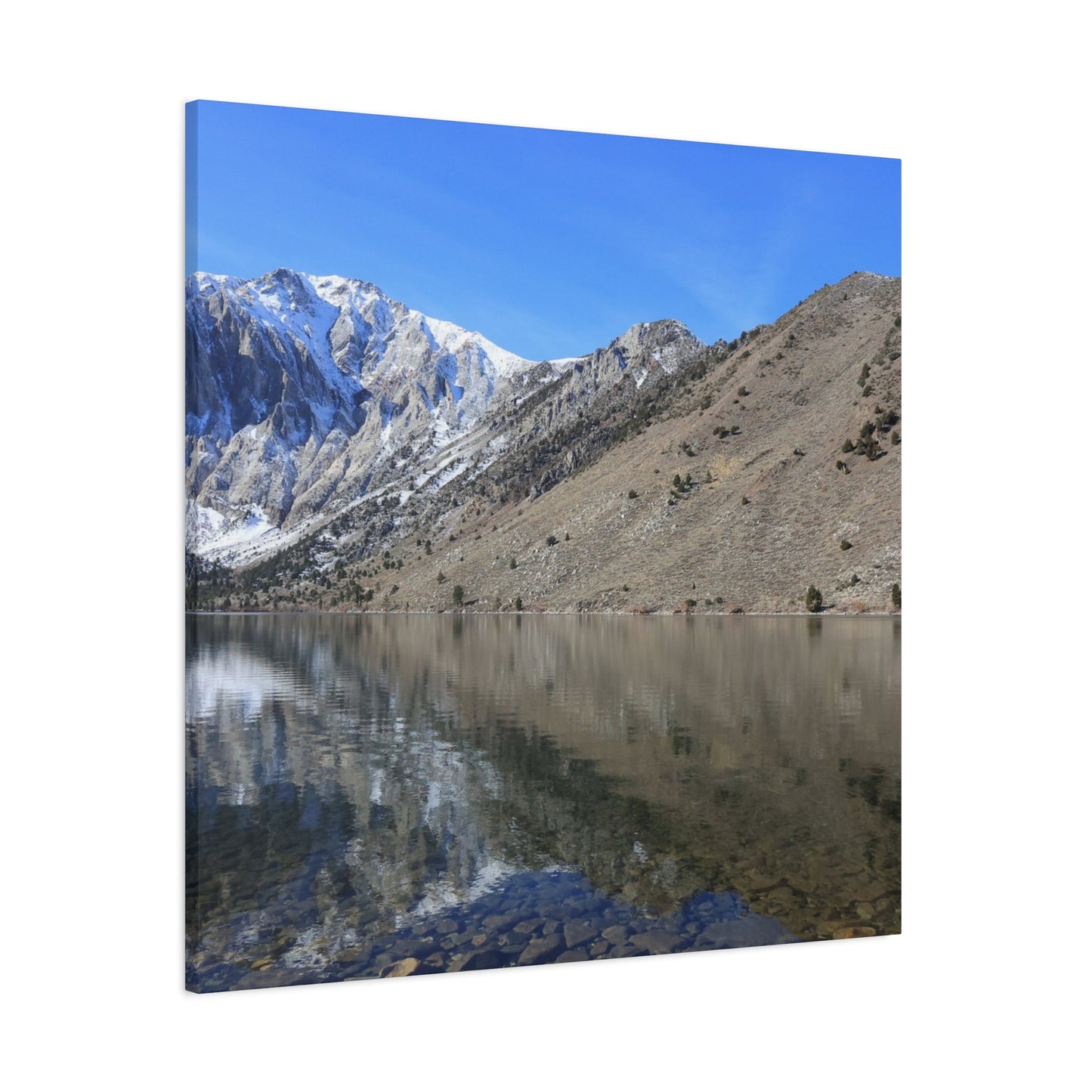 Reflection of Silence - Unique Frameless Canvas Wall Art