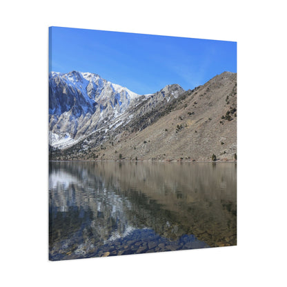 Reflection of Silence - Unique Frameless Canvas Wall Art