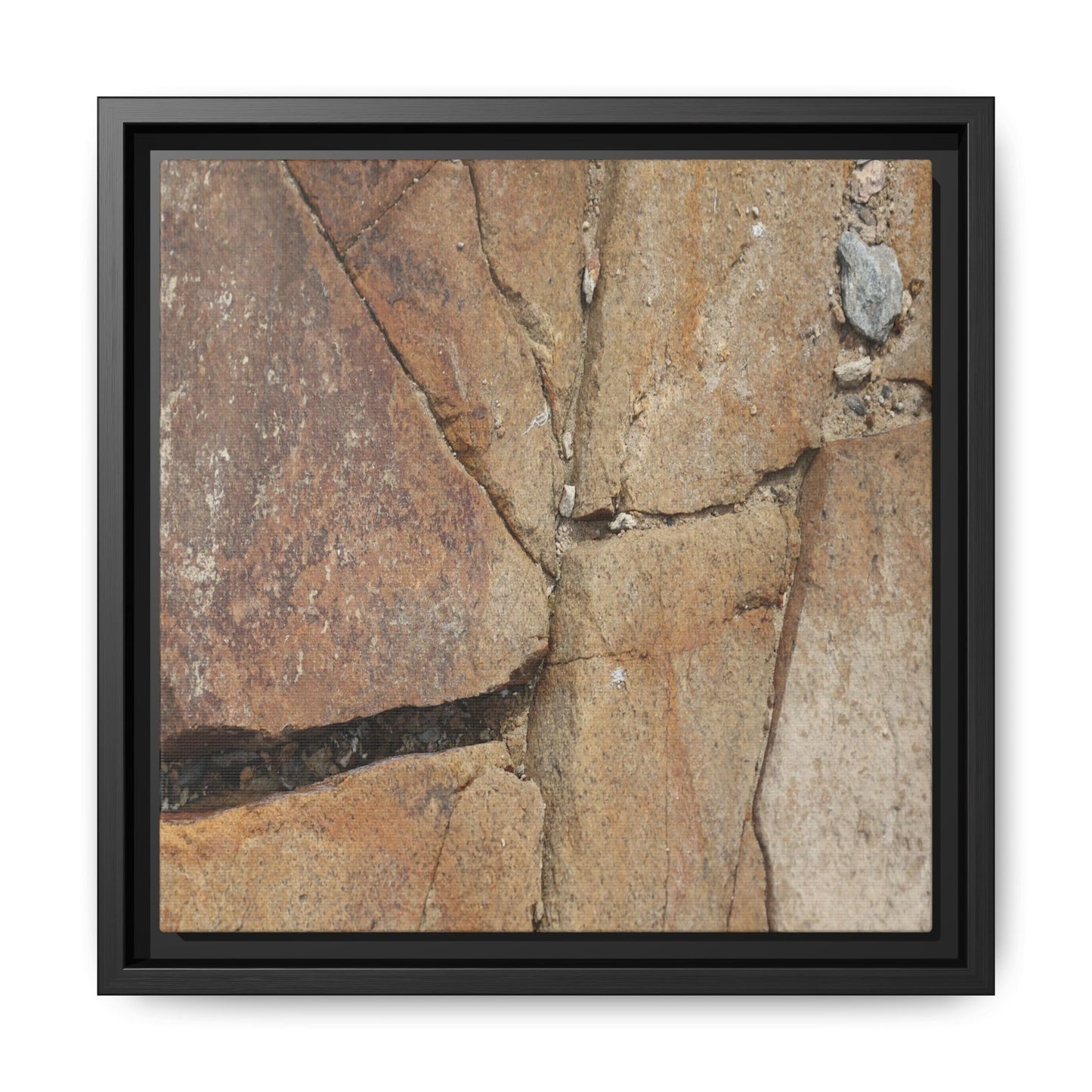 Rusty Crevices - Unique Stretched Canvas Wall Art - Art By Earth