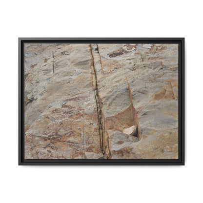 Sedimentary Symphony - Unique Stretched Canvas Wall Art - Art By Earth