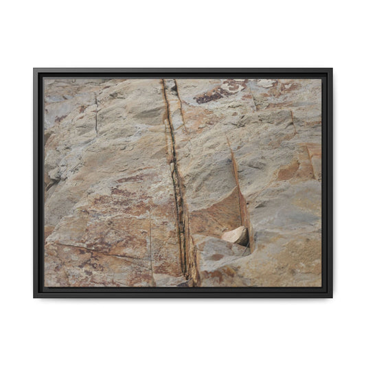 Sedimentary Symphony - Unique Stretched Canvas Wall Art - Art By Earth