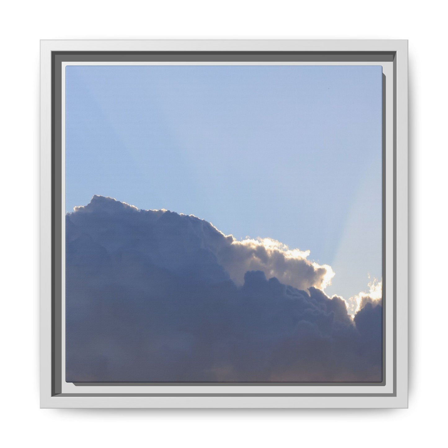 Cloud Divide - Unique Stretched Canvas Wall Art - Art By Earth