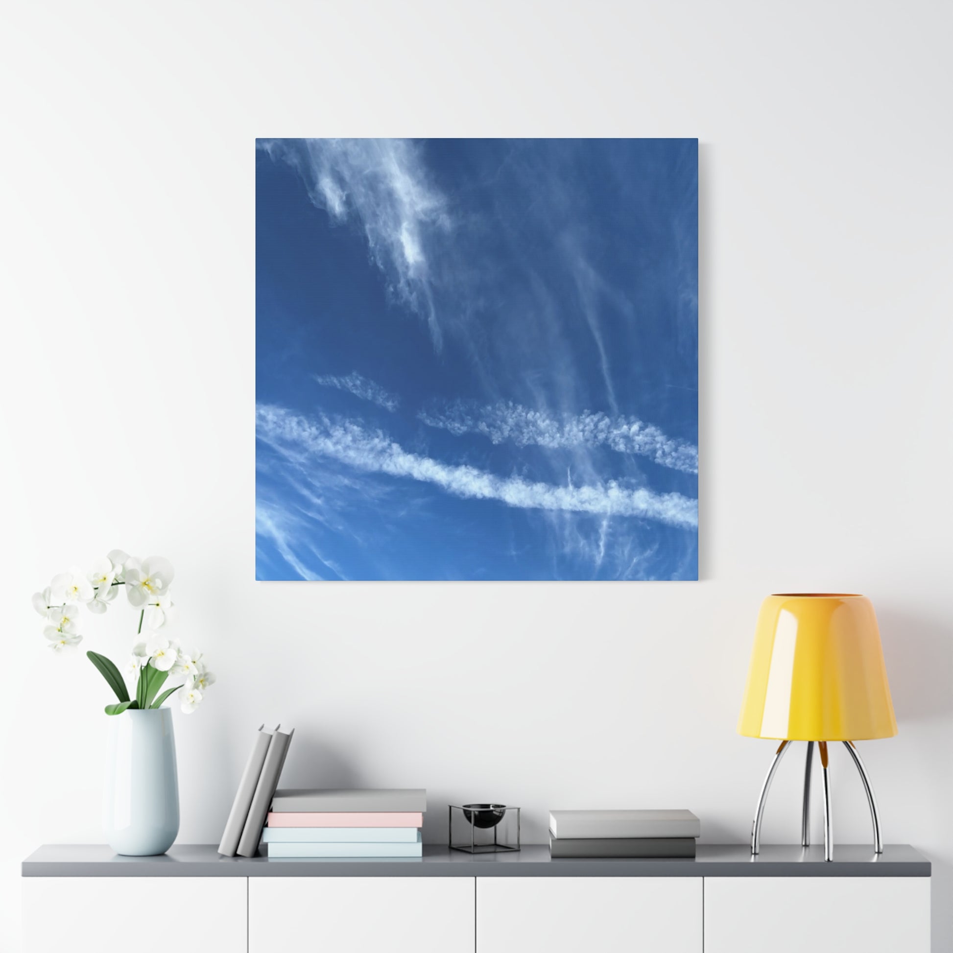 Sky's Poetry - Unique Frameless Canvas Wall Art - Art By Earth