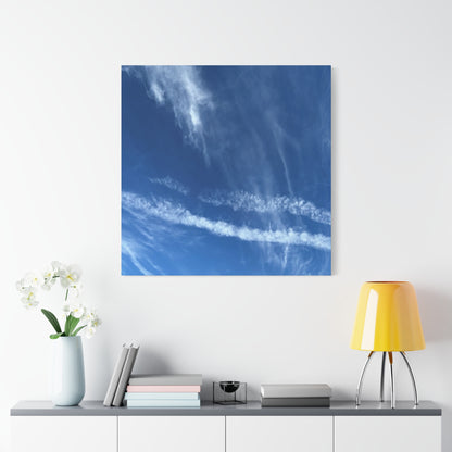 Sky's Poetry - Unique Frameless Canvas Wall Art - Art By Earth