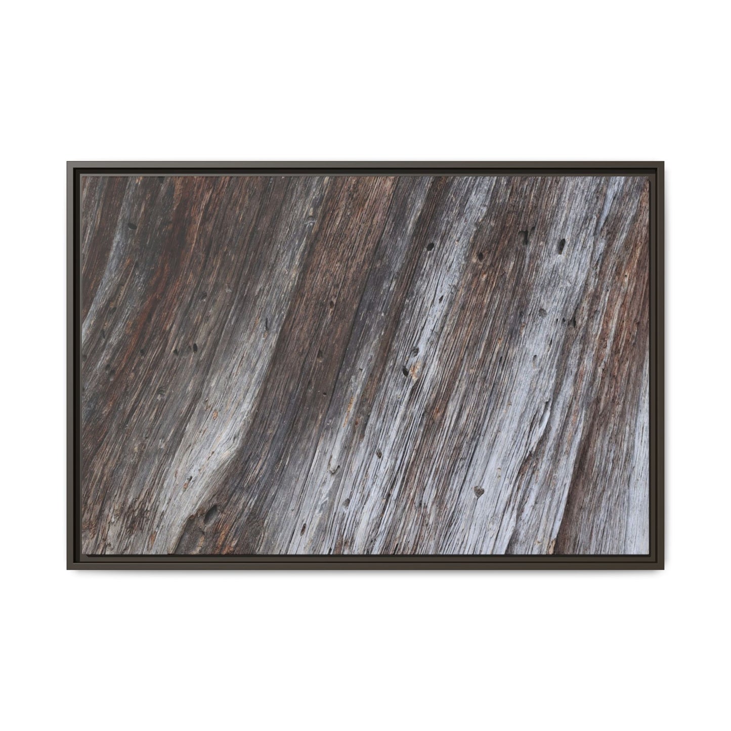 Aged Timber Texture - Unique Stretched Canvas Wall Art - Art By Earth