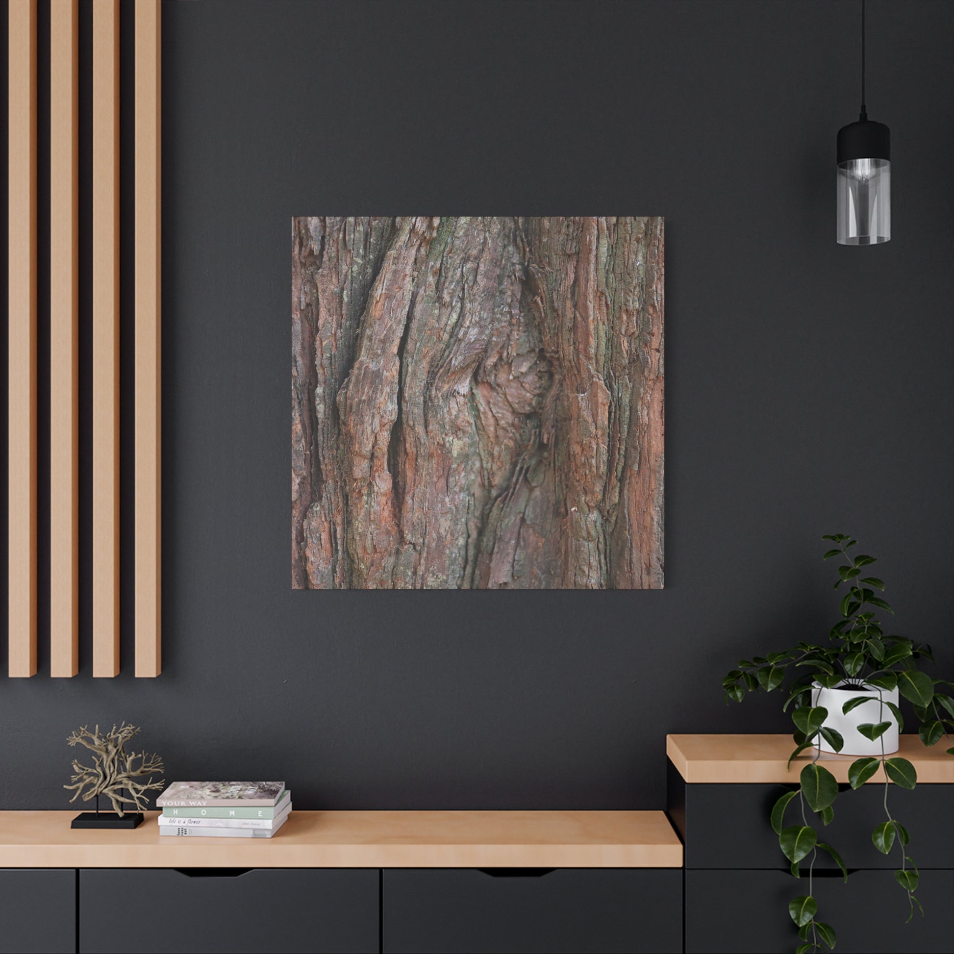 Rustic Embrace - Unique Frameless Canvas Wall Art - Art By Earth