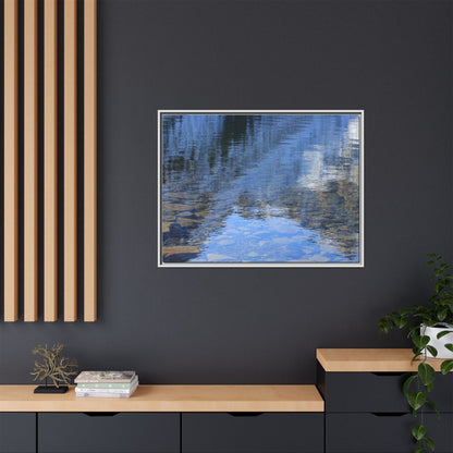 Reflected Stones - Unique Stretched Canvas Wall Art