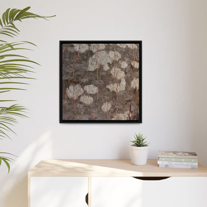 Lichen's Legacy - Unique Stretched Canvas Wall Art - Art By Earth