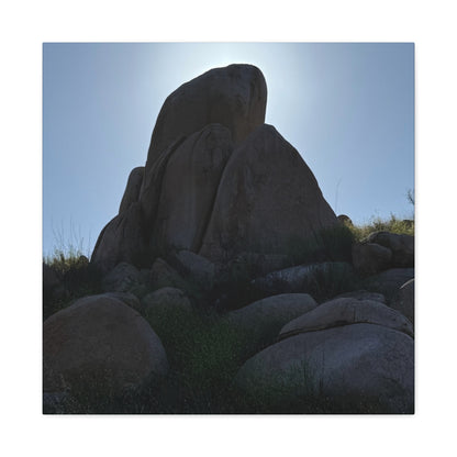 Rocks of Solitude - Unique Frameless Canvas Wall Art - Art By Earth