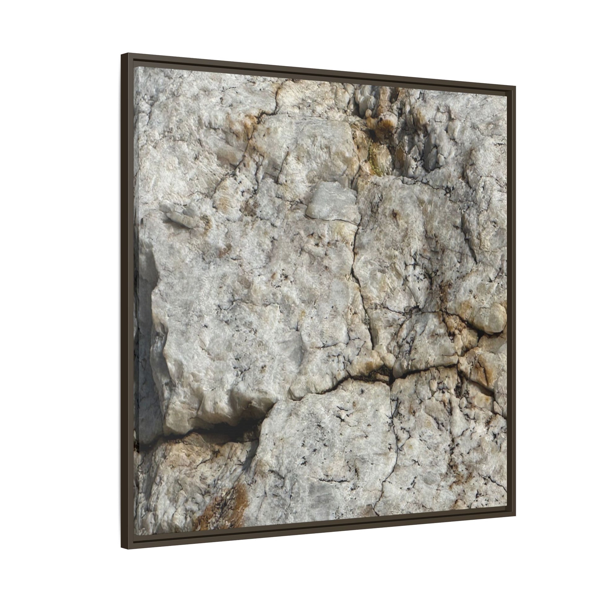 Weathered Limestone Formation - Unique Stretched Canvas Wall Art - Art By Earth
