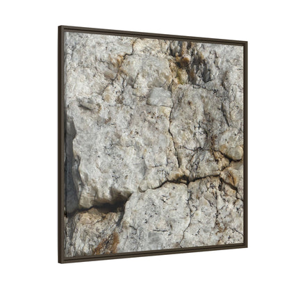 Weathered Limestone Formation - Unique Stretched Canvas Wall Art - Art By Earth
