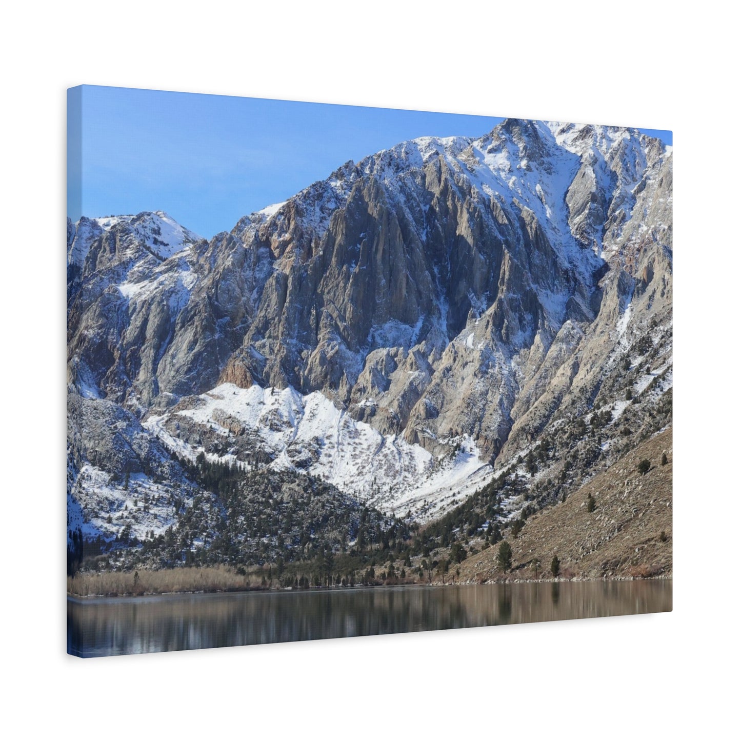 Reflections of Solitude - Unique Frameless Canvas Wall Art
