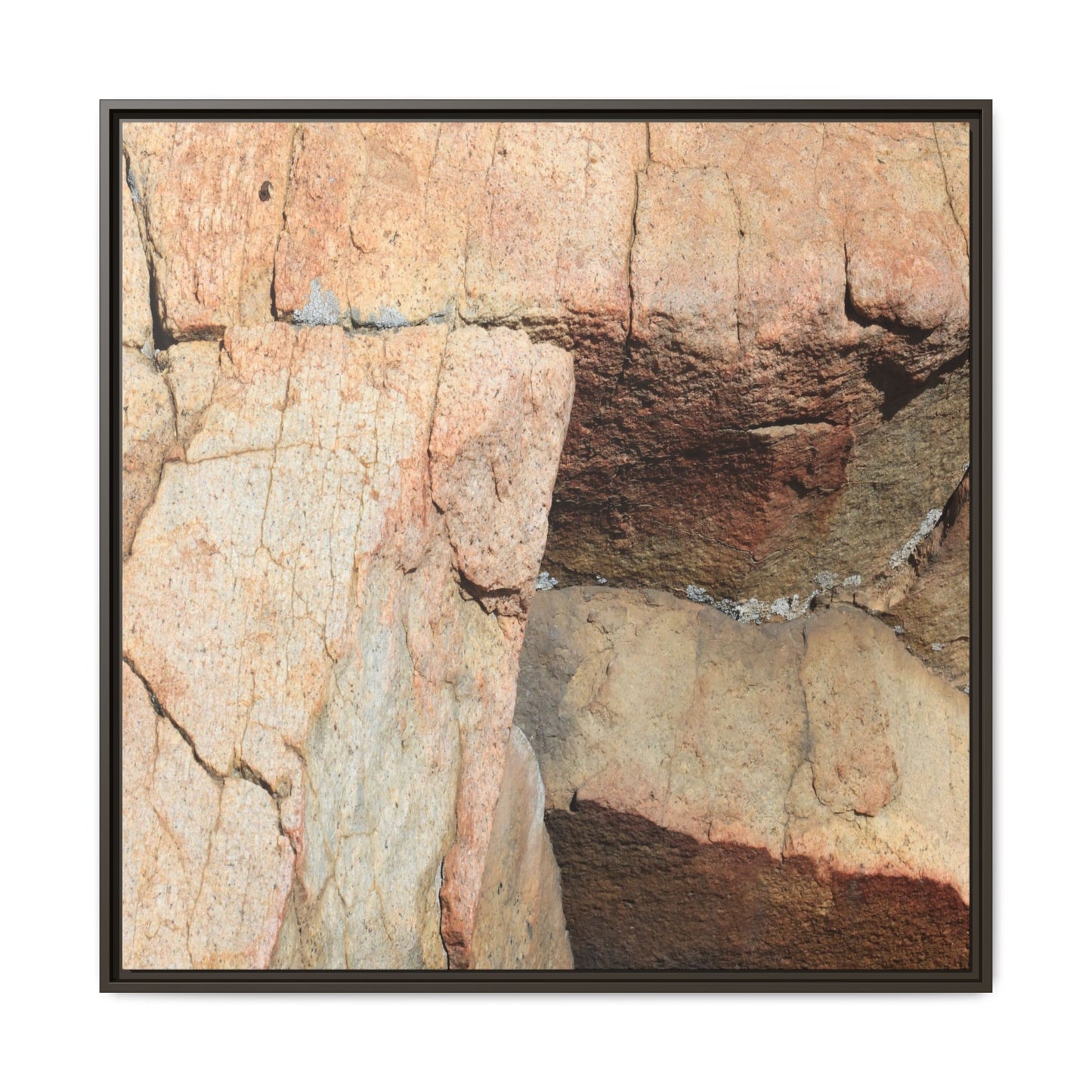 Fractured Stone - Unique Stretched Canvas Wall Art - Art By Earth