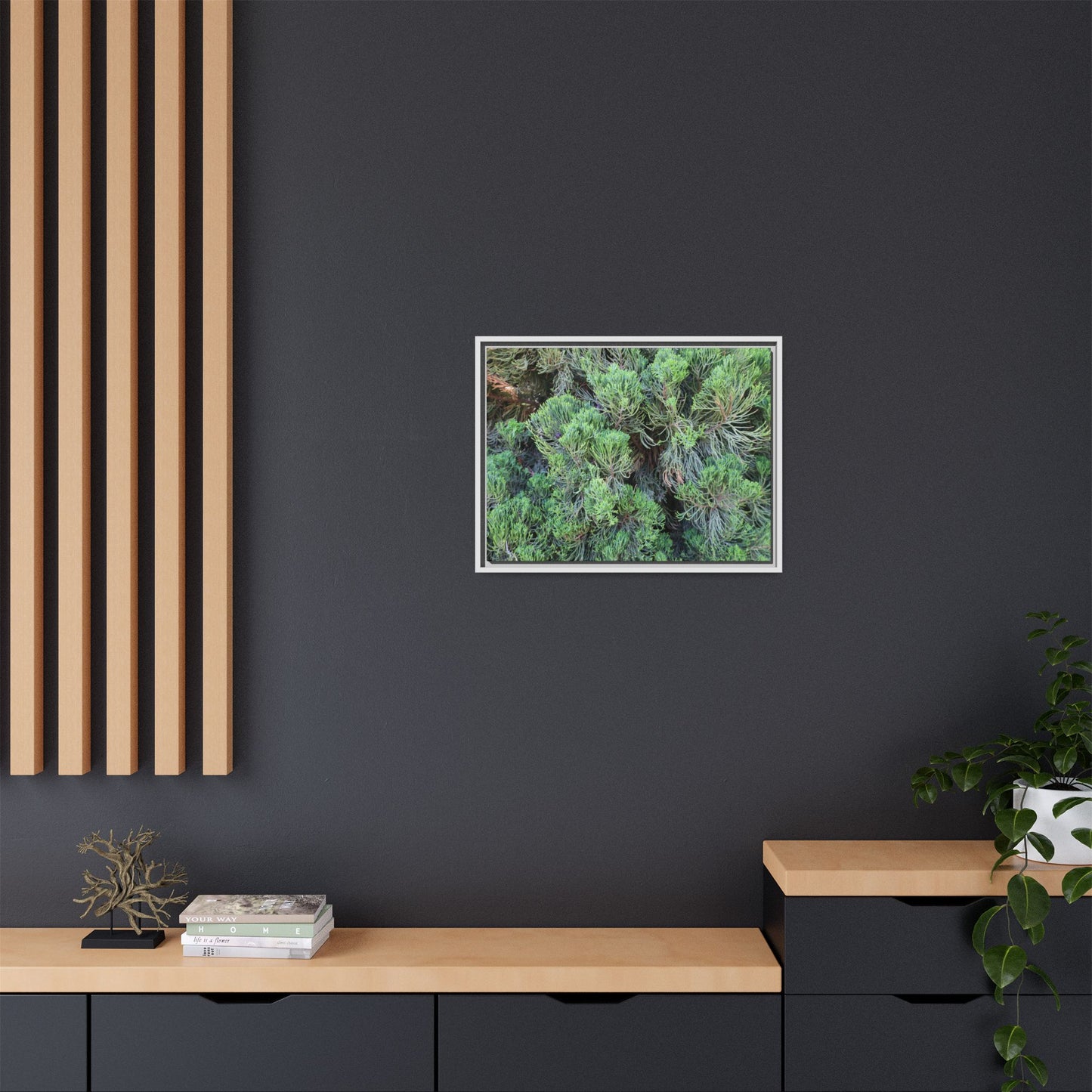 Verdant Whispers - Unique Stretched Canvas Wall Art - Art By Earth