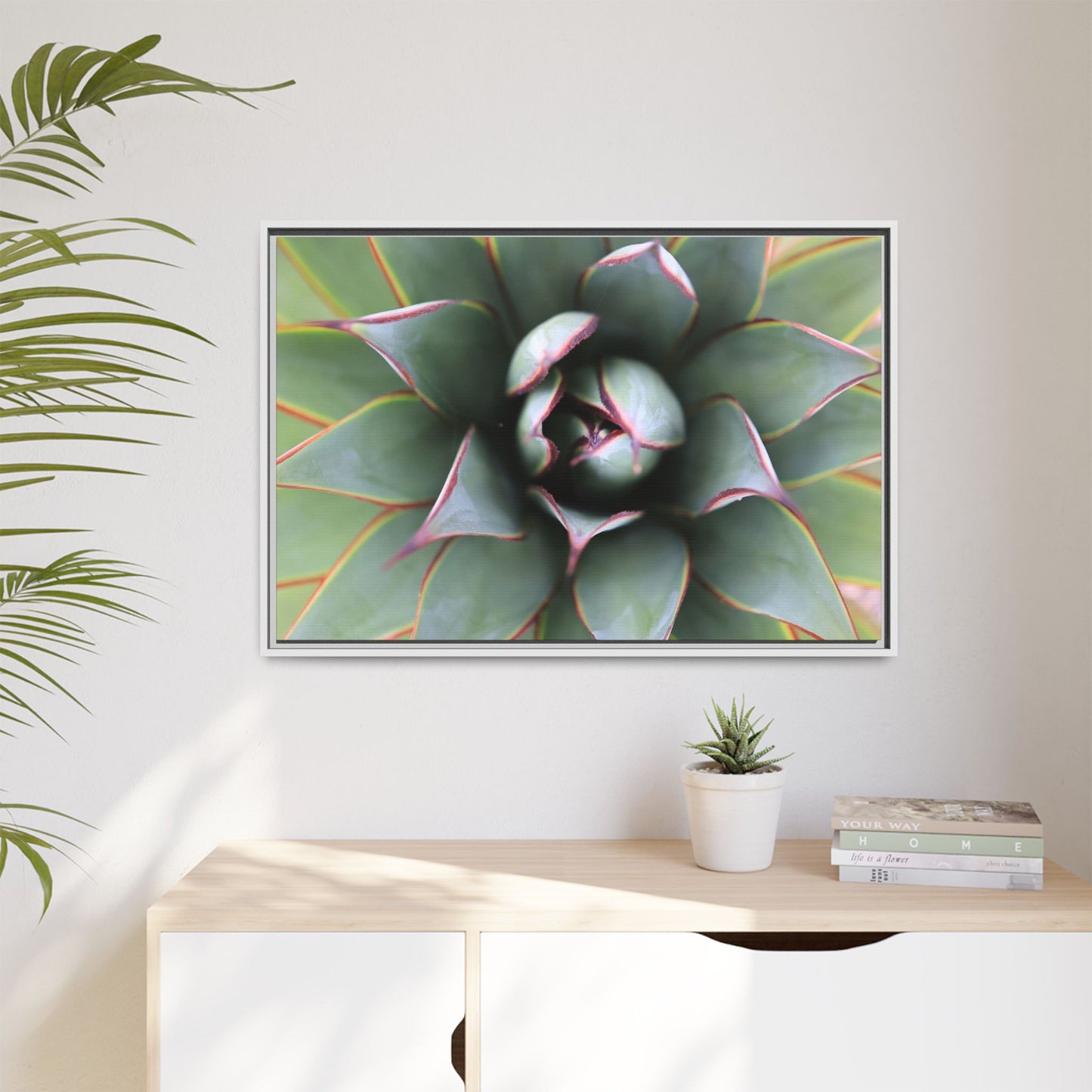 Spiky Elegance - Unique Stretched Canvas Wall Art - Art By Earth