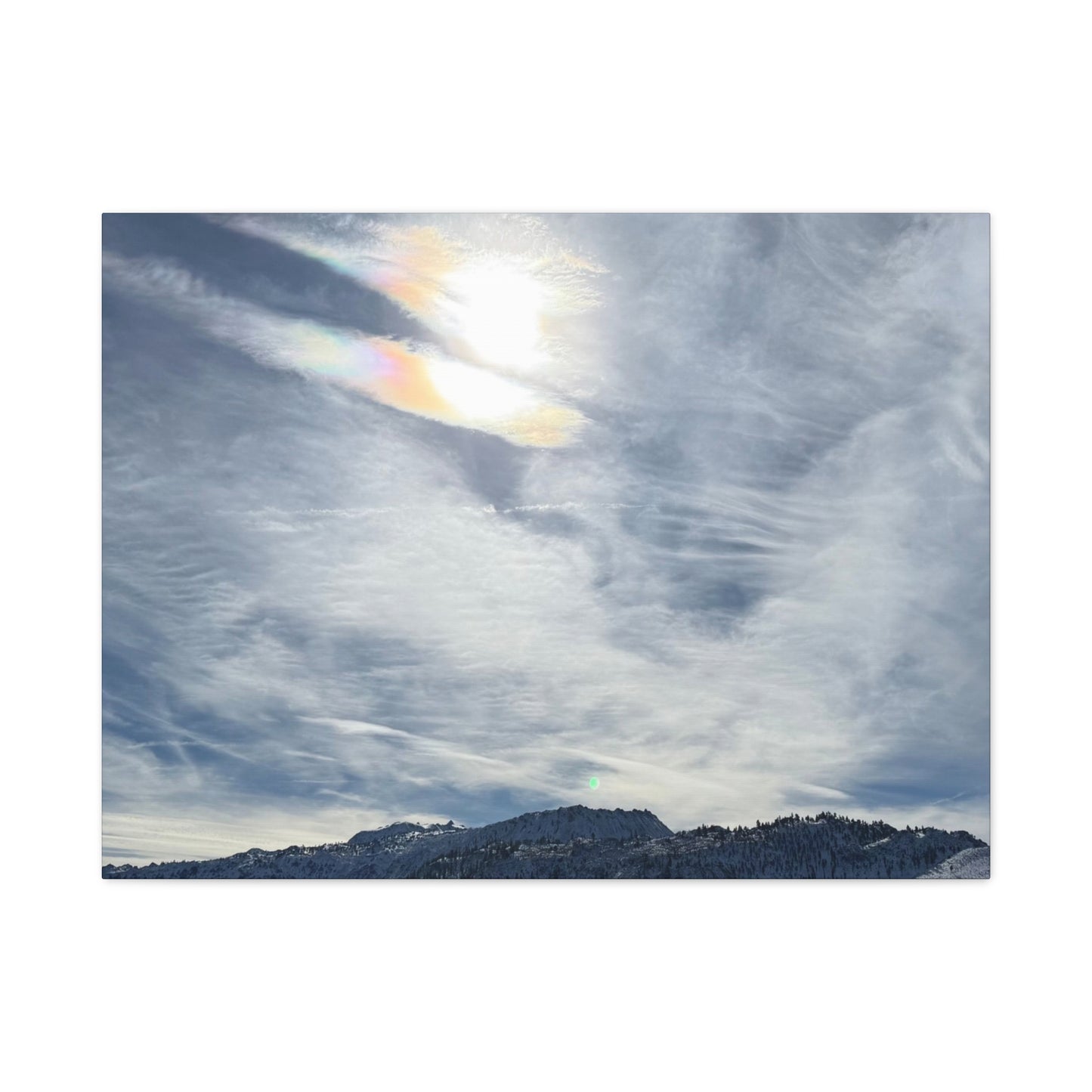 Whispers of Mountain Solitude - Unique Frameless Canvas Wall Art